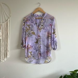 KUT women’s floral print blouse